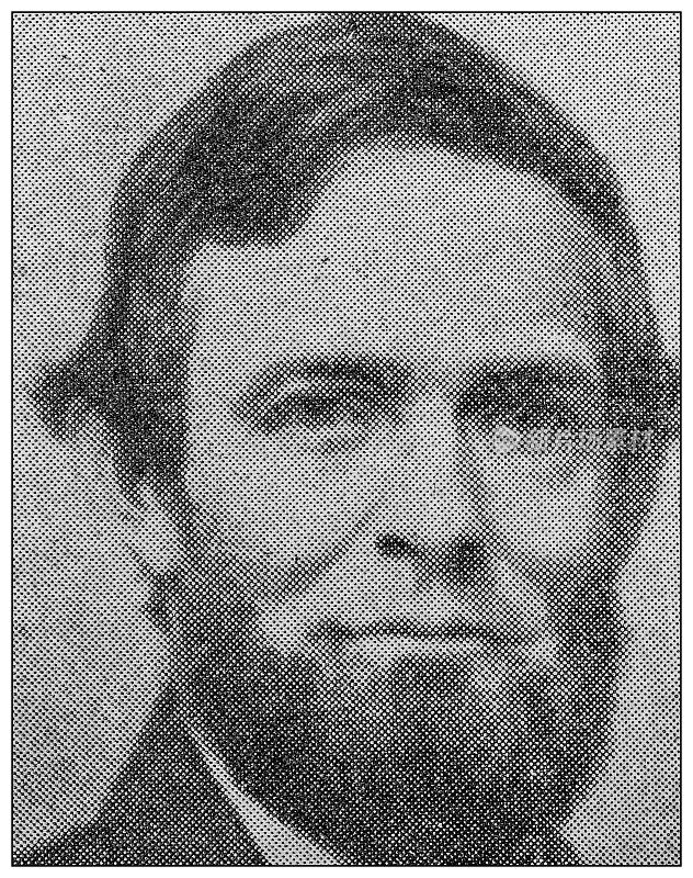 著名人物的古董肖像:Schuyler Colfax